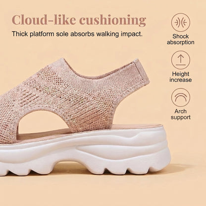 👡🔥 Women's Breathable Mesh Platform Sandals – Lightweight, Breathable, and Comfortable ✨