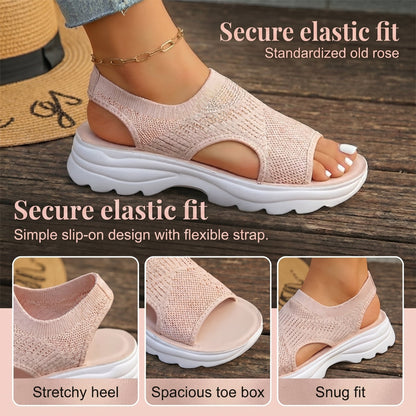 👡🔥 Women's Breathable Mesh Platform Sandals – Lightweight, Breathable, and Comfortable ✨