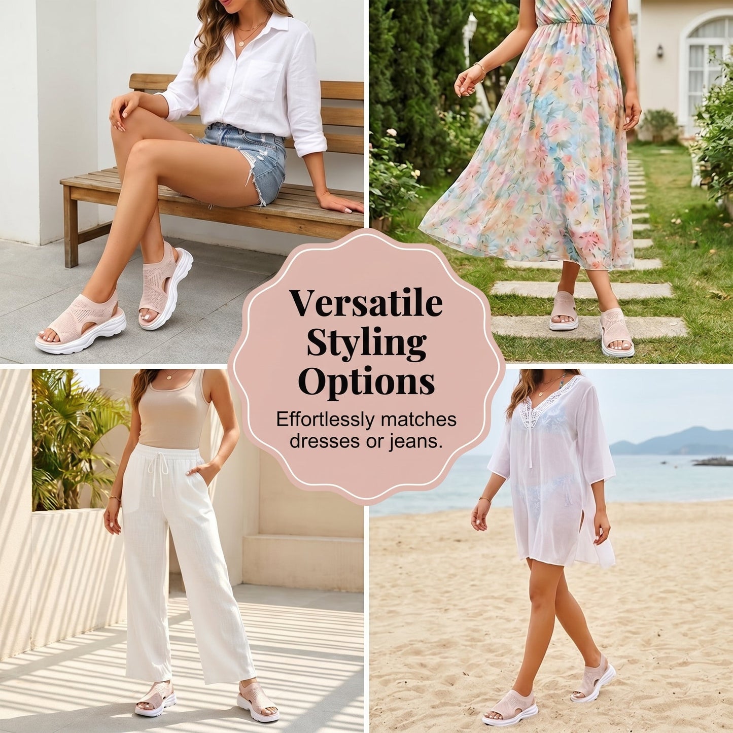 👡🔥 Women's Breathable Mesh Platform Sandals – Lightweight, Breathable, and Comfortable ✨