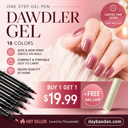 💅Zeitlich begrenztes Angebot: 1 kaufen, 1 gratis dazu ✨Ein-Schritt-Nagelgellackstift🎨Kostenlose tragbare Mini-UV-Nagellampe💡